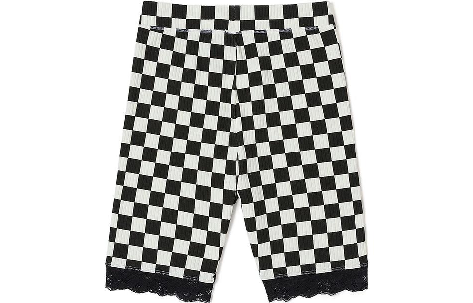 Женские штаны Vans Checkerboard Leggings (черные) — фото 2