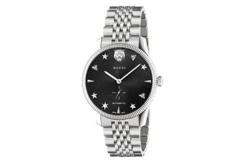 GUCCI Wrist Watches Automatic Mechanical Movement Stainless Steel Watchband 40mm Black Dial Men's Watches
