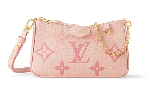 LOUIS VUITTON Easy Pouch Gradient Pink