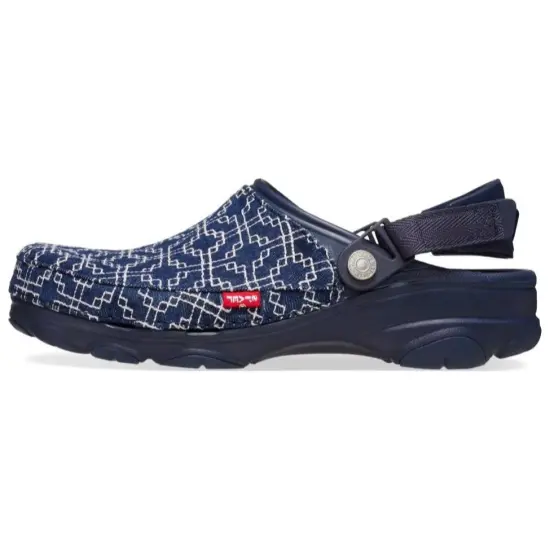 Crocs Classic All Terrain Clog Levi's Sashiko Dark Wash
