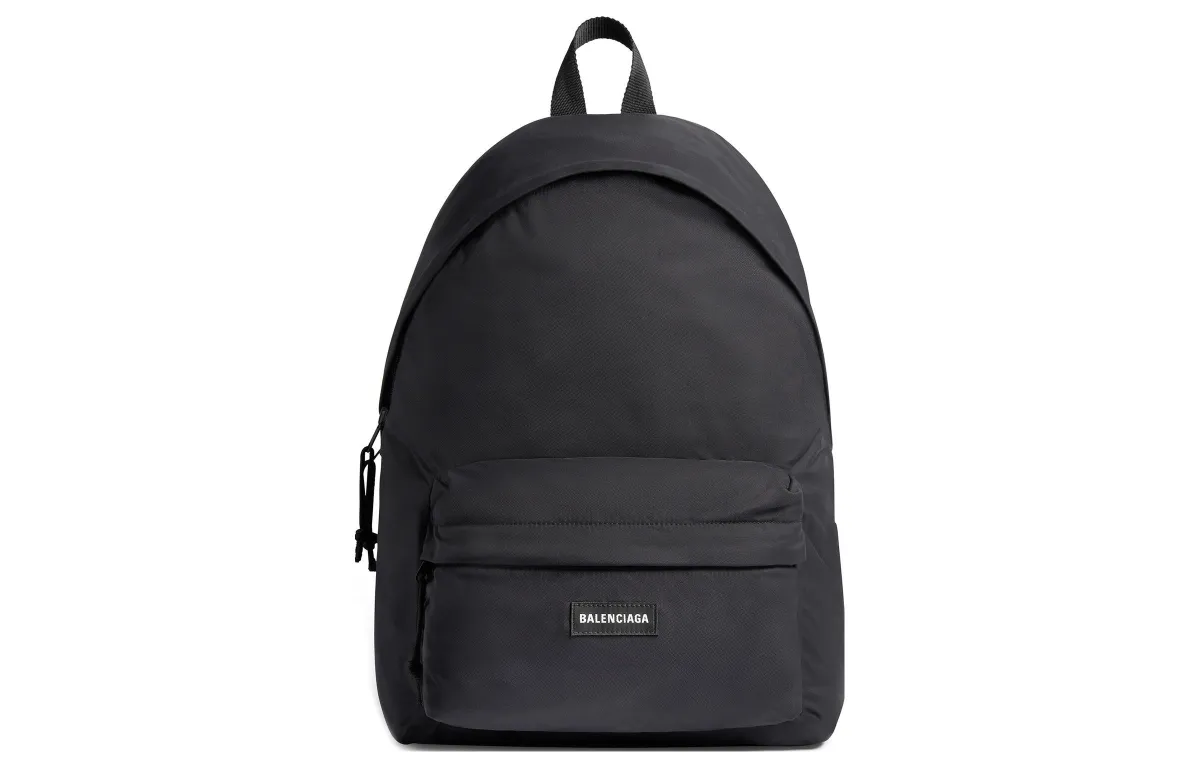 Balenciaga Explorer Nylon Canvas Backpack Backpacks Men's Black