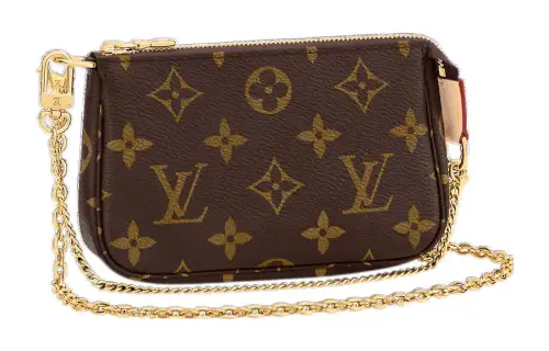 LOUIS VUITTON Mini Pochette Accessories On Chain Monogram
