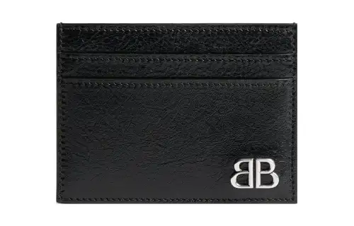 Balenciaga Logo Plaque Card Holder