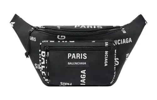 Balenciaga Explorer Nylon Fanny Pack Regular Men's Black