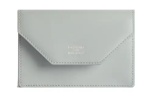 Balenciaga Logo Printed Envelope Wallet