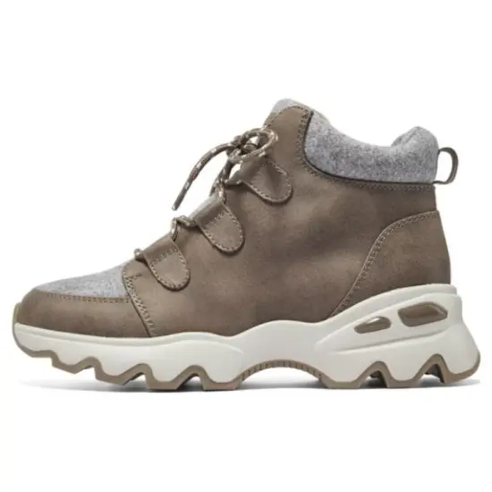 Skechers Big Lug Anti Slip Wear Resistant Mid Top Casual Shoes Women's Brown