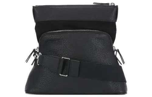 Maison Margiela 5AC Deerskin Shoulder Bag, Crossbody Bag Men's Black