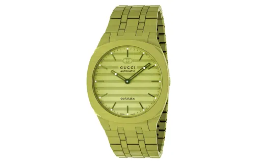 GUCCI Wrist Watches Automatic Mechanical Movement Metal Strap 40mm Green Dial Men's Watches 30m Water Resistant
