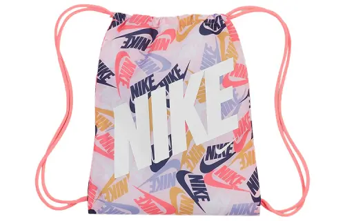 Nike Polyester Storage Bag Backpack Regular Women's Pink/Multicolor