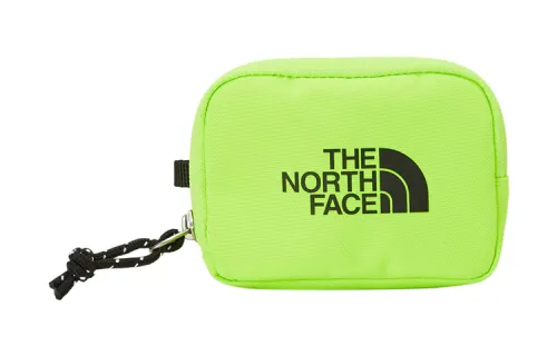 THE NORTH FACE Polyester Wallet Mini Unisex Neon Green