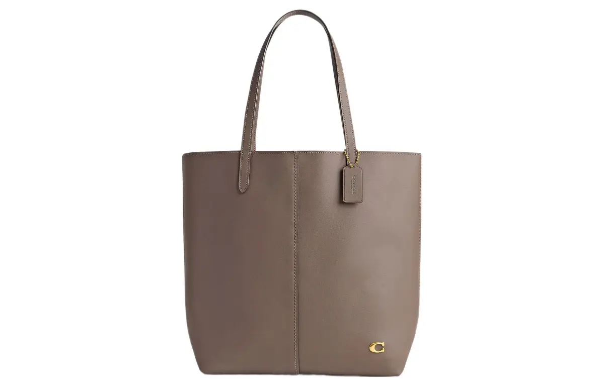 COACH Nomad Leather Tote Bag, Shopping Bag, Handbag, Shoulder Bag Medium Women's Umber