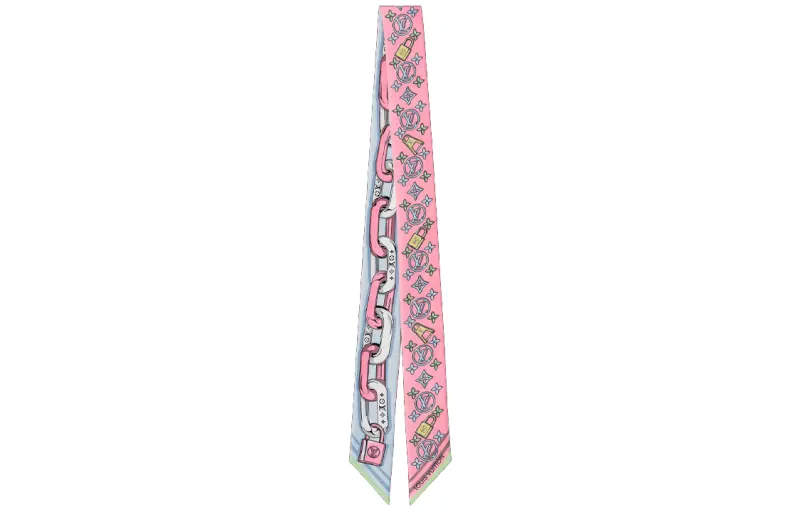 LOUIS VUITTON Bejewelled Scarves Women's Pink