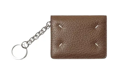 Maison Margiela Leather Wallet Women's Dark Brown