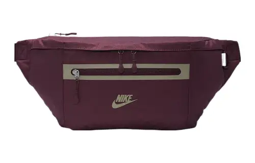 Nike Elemental Fabric One Shoulder Crossbody Fanny Pack Regular Unisex Night Umber Red/Khaki