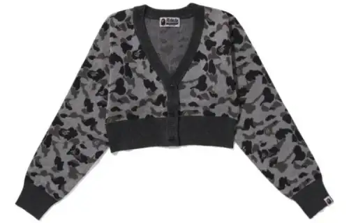A BATHING APE Knitwear Women's V Neck Moderate Cardigan