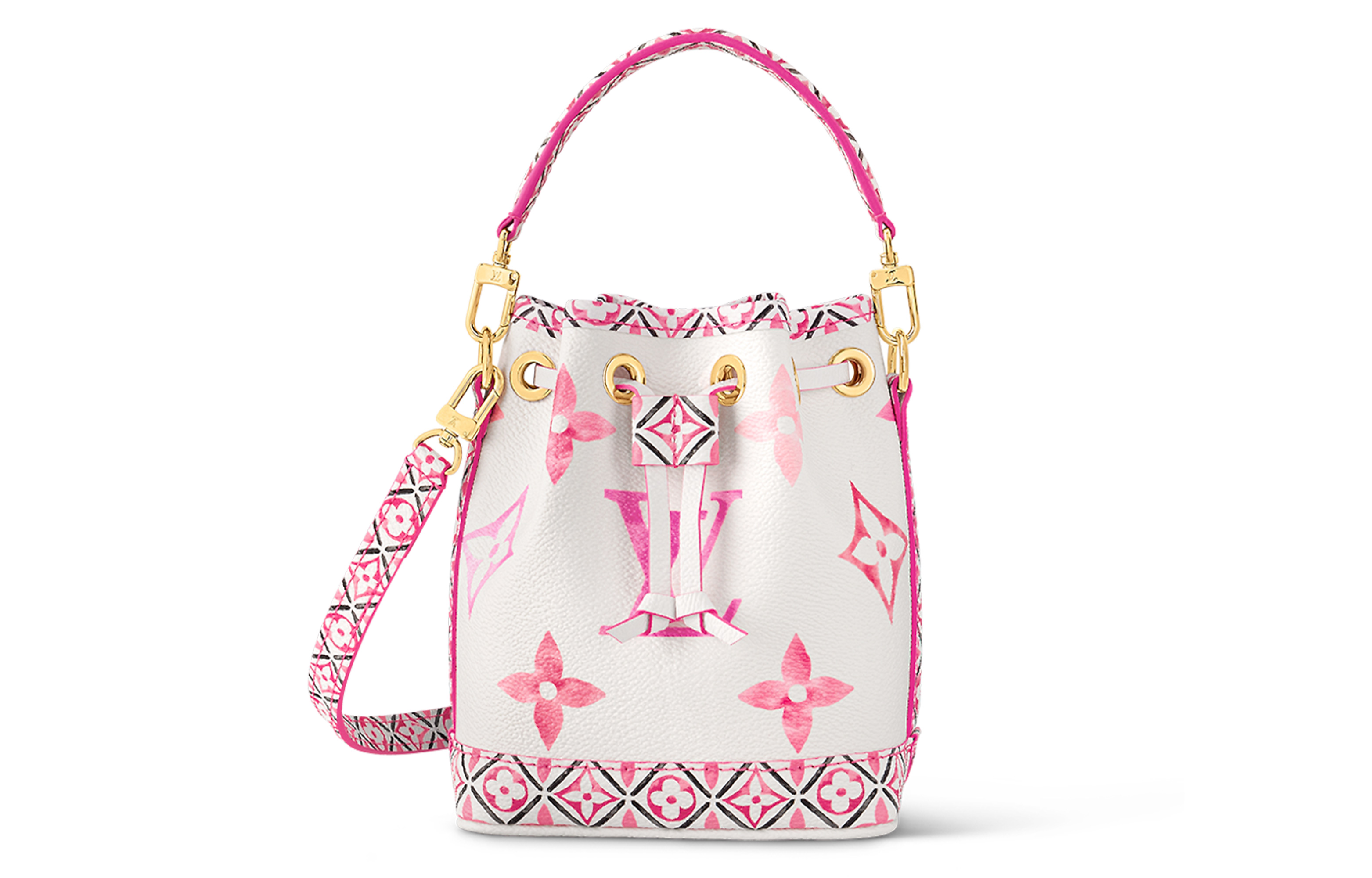 Женская сумка Louis Vuitton Noe Nano (разноцветная)