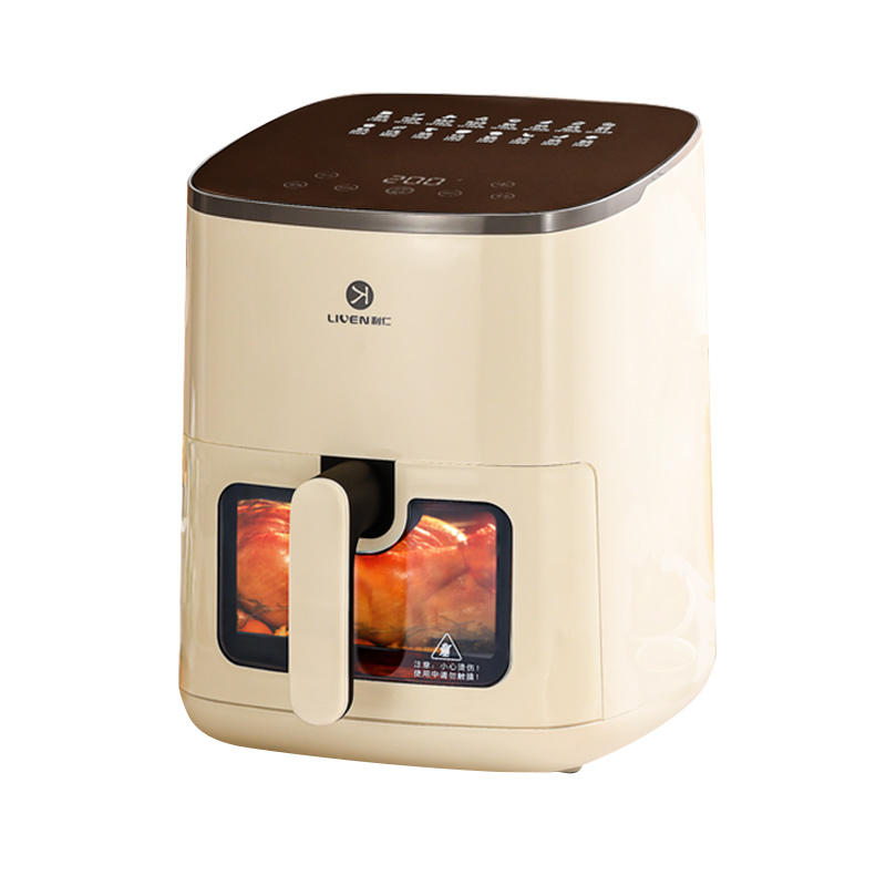 Liren air fryer visual household 5-liter large-capacity intelligent oil-free electric fryer steam fryer multi-functional air fryer oven fully automatic French fries machine KZ-D5031