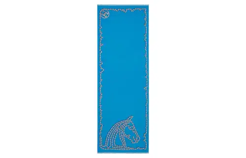 HERMES Cheval Knit Scarves Men's Periwinkle Basket