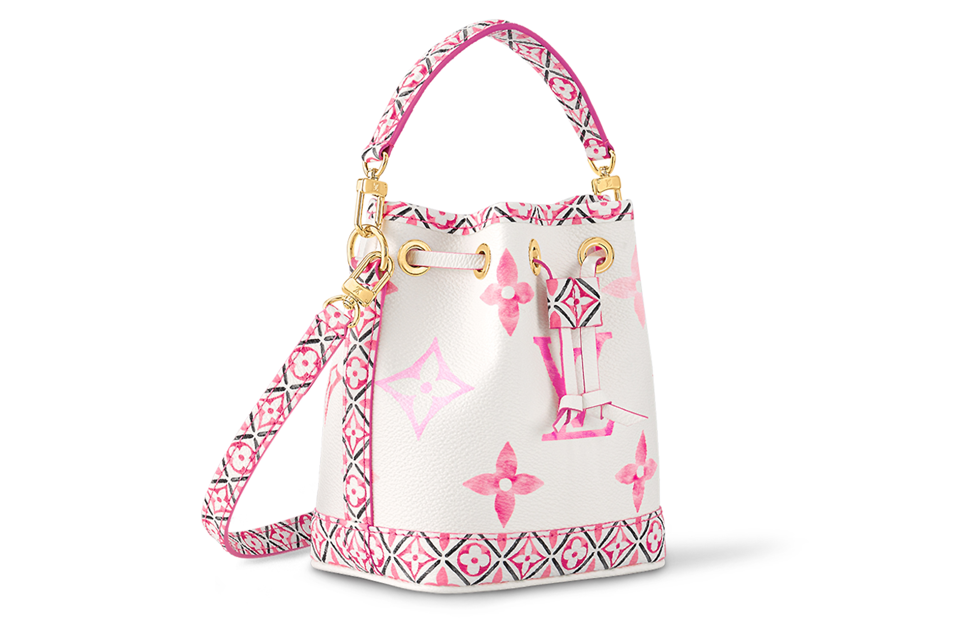Женская сумка Louis Vuitton Noe Nano (разноцветная) — фото 2