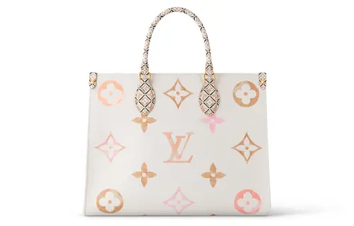 LOUIS VUITTON OnTheGo Mm Beige