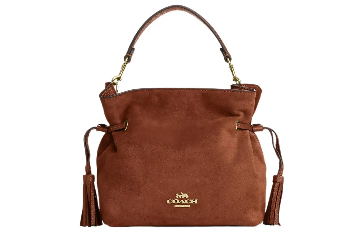 COACH Leather Tote Bag, Shopping Bag, Handbag, Shoulder Bag Medium Women's Brown