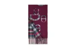 HERMES Cashmere Knit Scarves Men's Multicolor