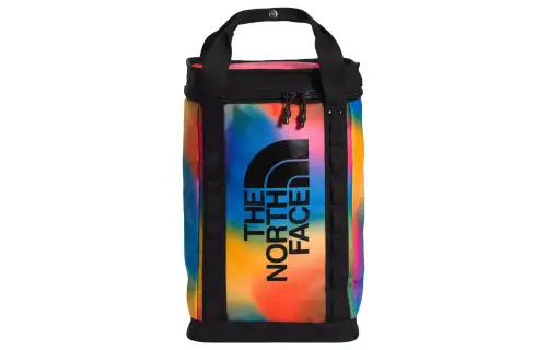 THE NORTH FACE 16L Backpack Outdoor Bag Recycled Polyester Blue Gradient Print & Black Unisex
