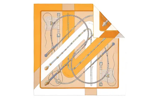 HERMES Clic Scarves Women's Multicolor
