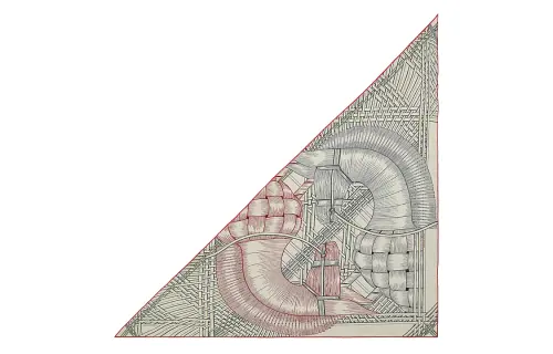 HERMES Masan & Masan Scarves Women's Gray