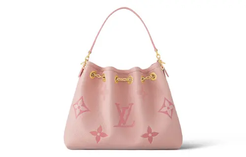 LOUIS VUITTON Summer Bundle Leather Bucket Bag, Shoulder Bag, Crossbody Bag, Handbag Regular Women's Gradient Pink