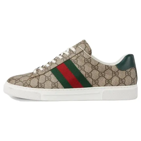 GUCCI Ace Web Beige Ebony
