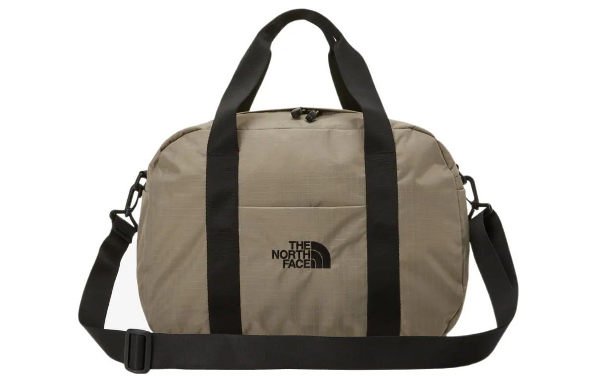 THE NORTH FACE 24L Handbag, Shoulder Bag, Crossbody Bag, Travel Bag, Outdoor Bag Nylon Dark Beige Unisex