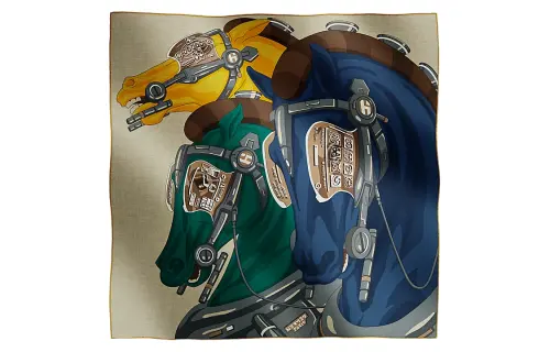 HERMES Scarves Men's Multicolor