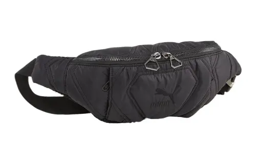 PUMA Nylon Crossbody Bag, Fanny Pack Regular Unisex Black