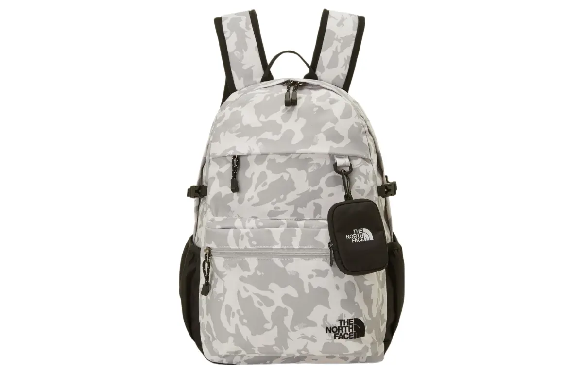 THE NORTH FACE 26L Backpack Outdoor Bag Polyester Light Beige Unisex