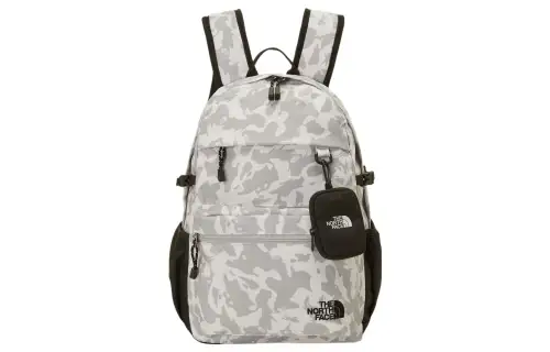 THE NORTH FACE 26L Backpack Outdoor Bag Polyester Light Beige Unisex