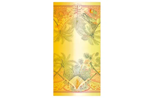 HERMES Aloha Scarves Women's Yellow