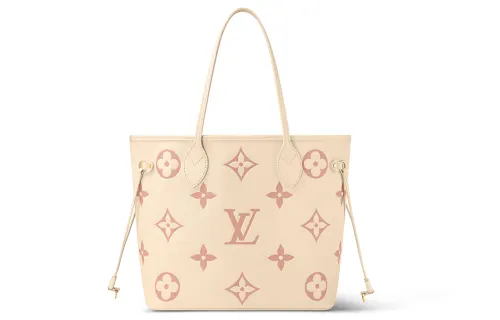LOUIS VUITTON NEVERFULL Cow Leather Tote Combo Bag, One Shoulder Handbag Medium Women's