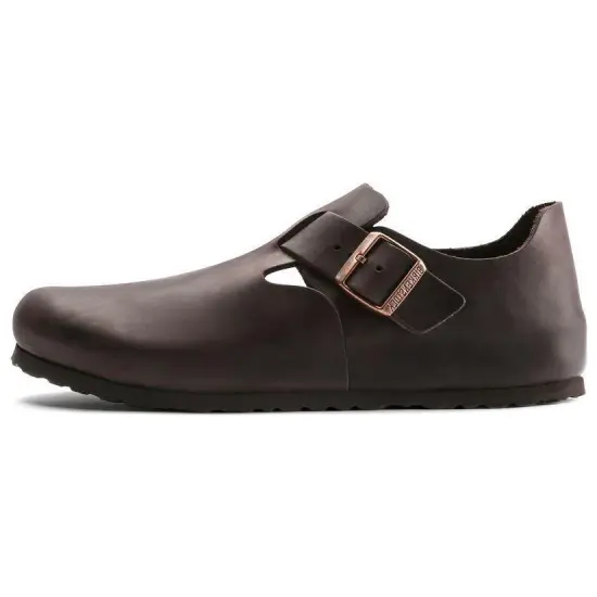 Birkenstock London Round-toe Leather Loafers