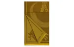 HERMES Knit Scarves Men's Yellow