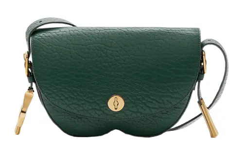 Burberry Calfskin Shoulder Bag, Crossbody Bag Regular Women's Vine Green