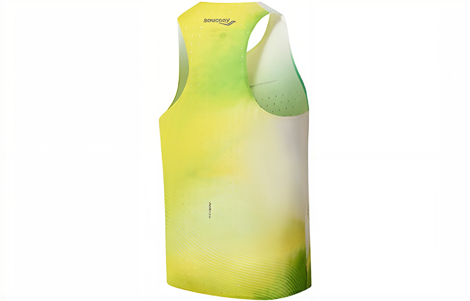 Saucony Running Tank Top Men’s Dazzling Color Yellow Green Combo
