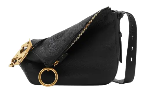 Burberry Calfskin Handbag, Shoulder Bag Women's Black