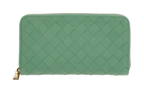 Bottega Veneta Lambskin Wallet Women's Green