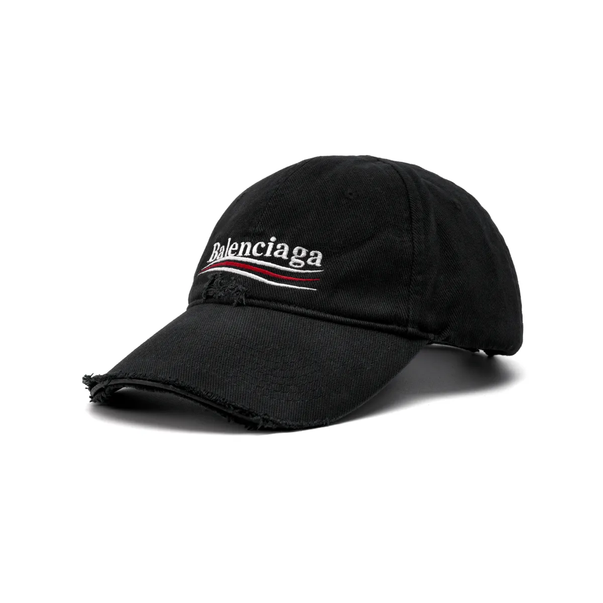 Balenciaga Cotton Baseball Caps Women's Black