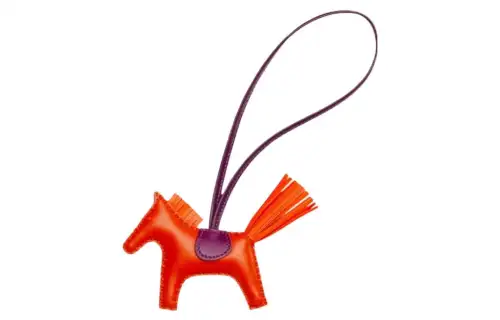 HERMES Rodeo Charms Unisex Orange