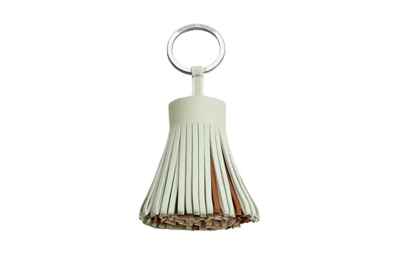 HERMES Carmen Keychains Unisex Green