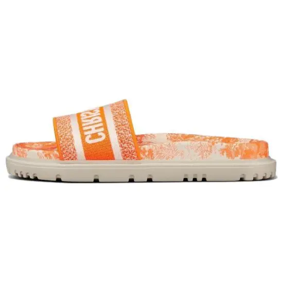 DIOR Dway Slide Slippers Women's Bright Orange