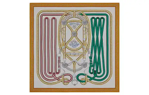 HERMES Knit Scarves Women's Multicolor