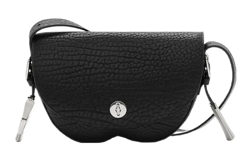 Burberry Calfskin Shoulder Bag, Crossbody Bag Regular Women's Black